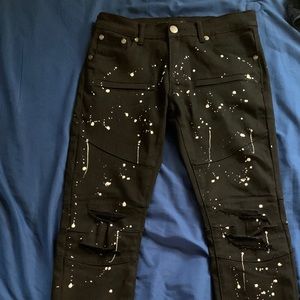 Black Splatter Pants Trestles Supply Co.